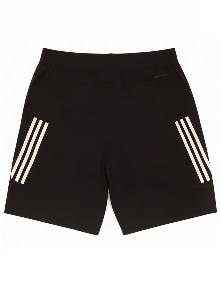 Męskie spodenki sportowe Adidas Aeroready, średni czarny poliester