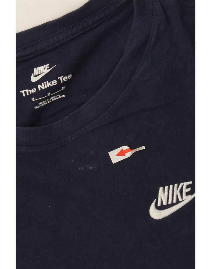 T-shirt męski Nike, średni, granatowy, bawełniany