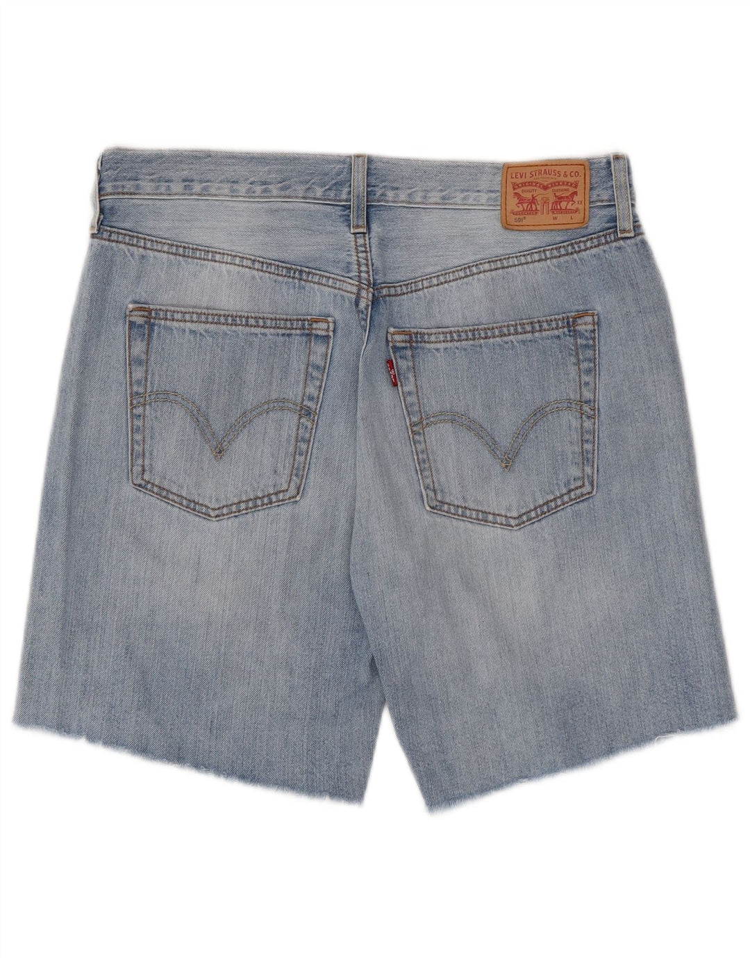 Męskie spodenki jeansowe Levi's 501 W30 Średnioniebieskie, bawełniane