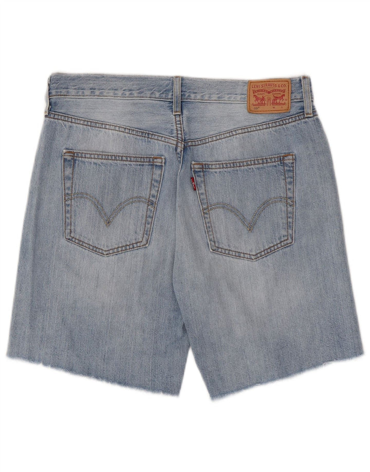 Męskie spodenki jeansowe Levi's 501 W30 Średnioniebieskie, bawełniane