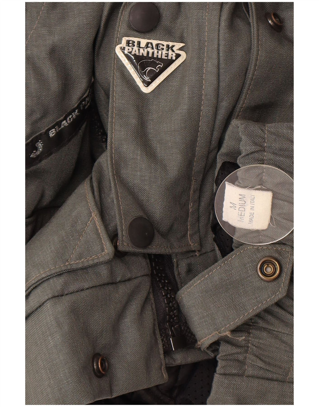 Męska kurtka wyścigowa Black Panther Graphic Racer UK 38 Medium Grey
