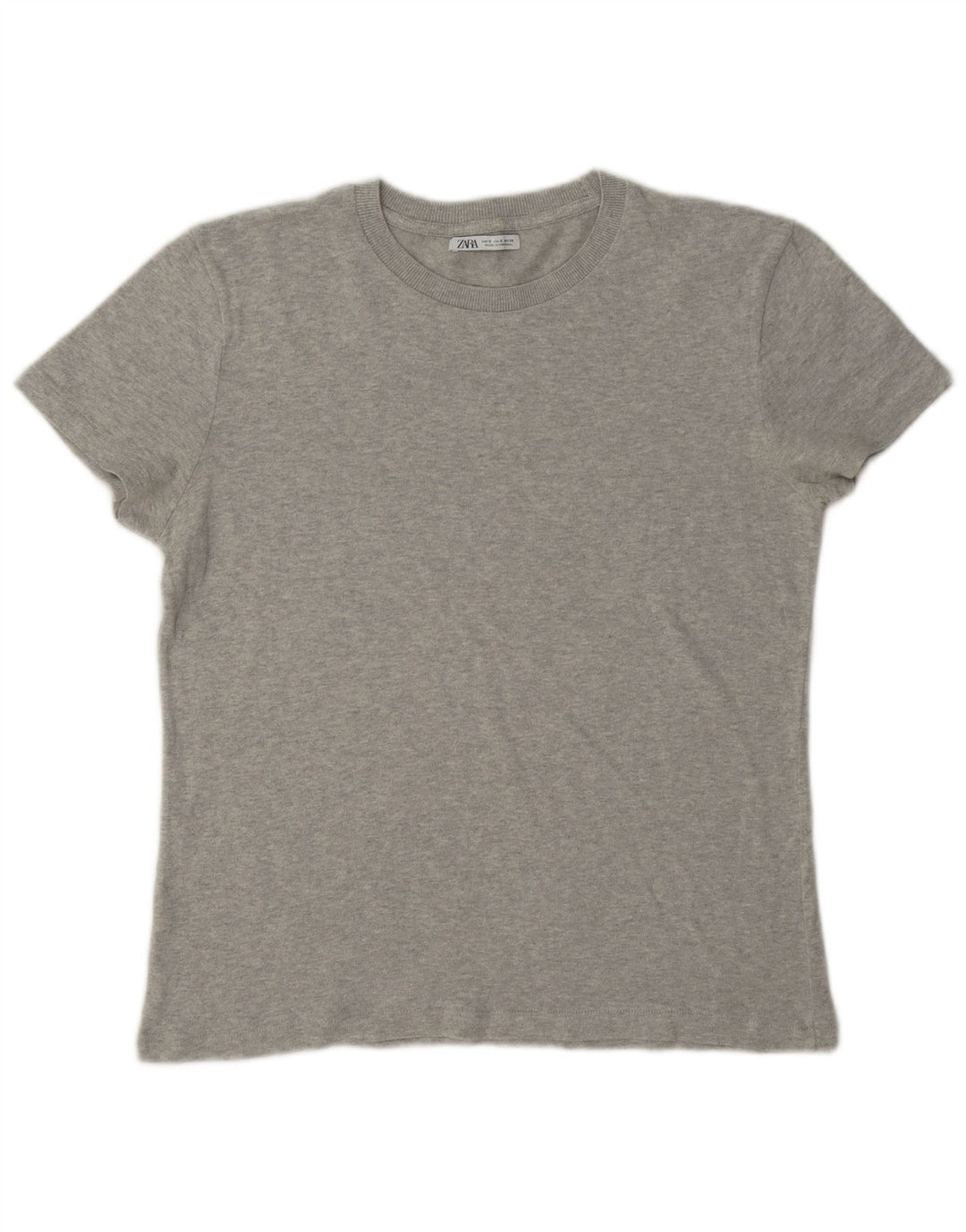 Męski T-shirt Zara, mały, szary