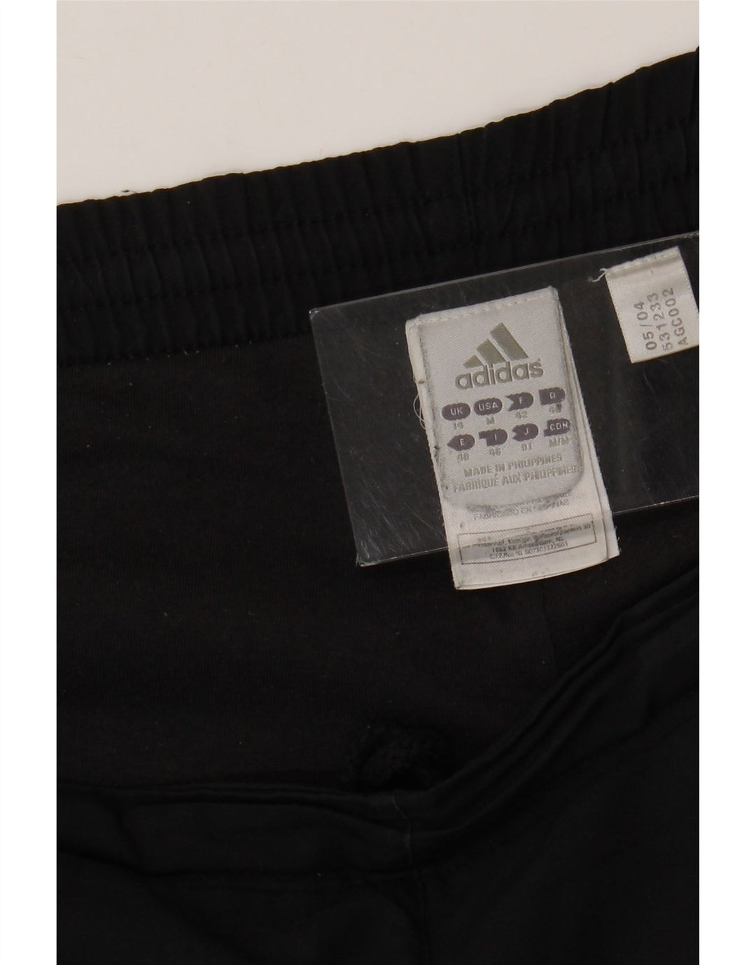Damskie spodnie dresowe Adidas UK 14 Średni czarny poliester