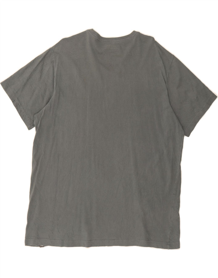 EDDIE BAUER Mens T-Shirt Top XL Grey Cotton Vintage Eddie Bauer and Second-Hand Eddie Bauer from Messina Hembry 