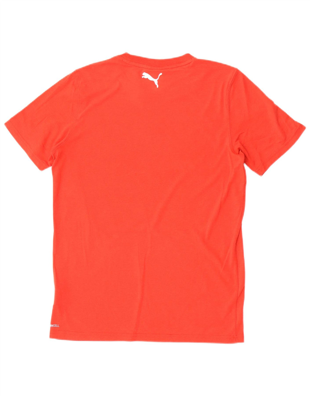 Męski T-shirt z grafiką Puma, mały, czerwony poliester
