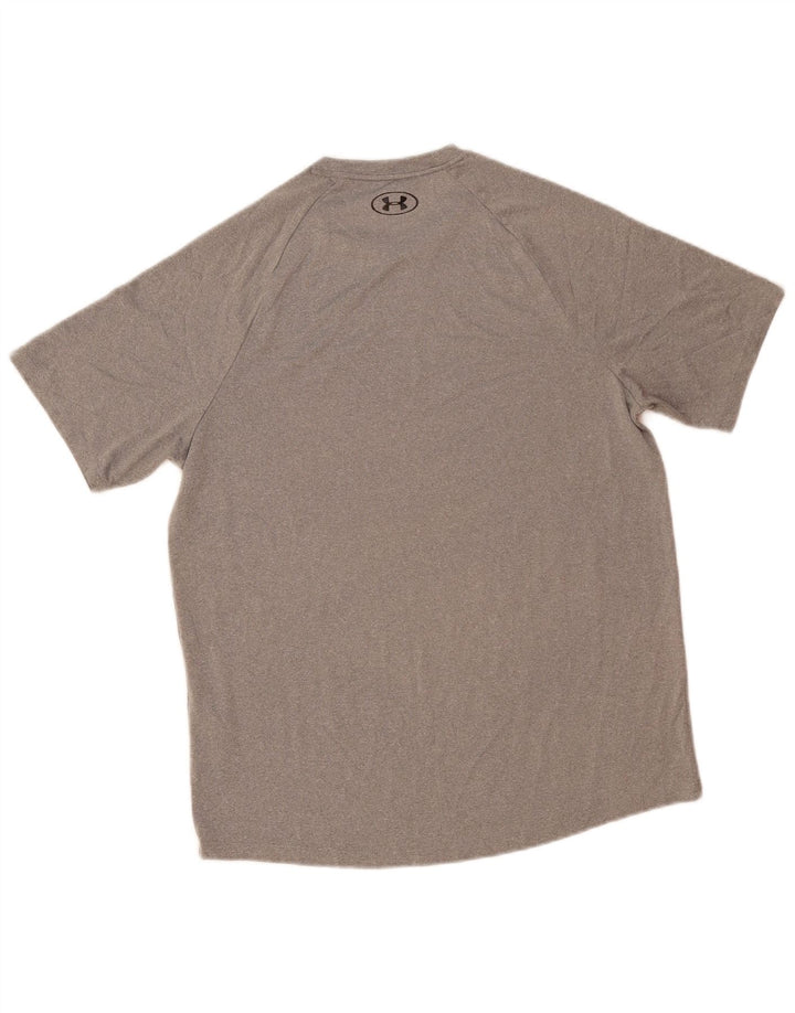 T-shirt męski UNDER ARMOUR Średni szary poliester