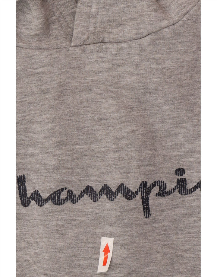 Męski sweter z kapturem Champion Graphic 2XL w kolorze szarym