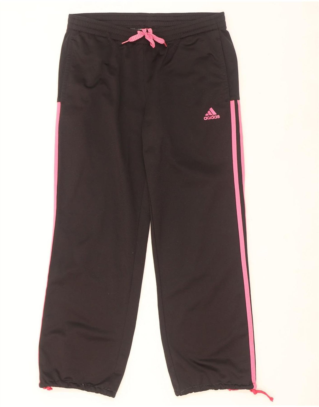 Adidas damski graficzny pełny dres UK 12/14 średni czarny poliester