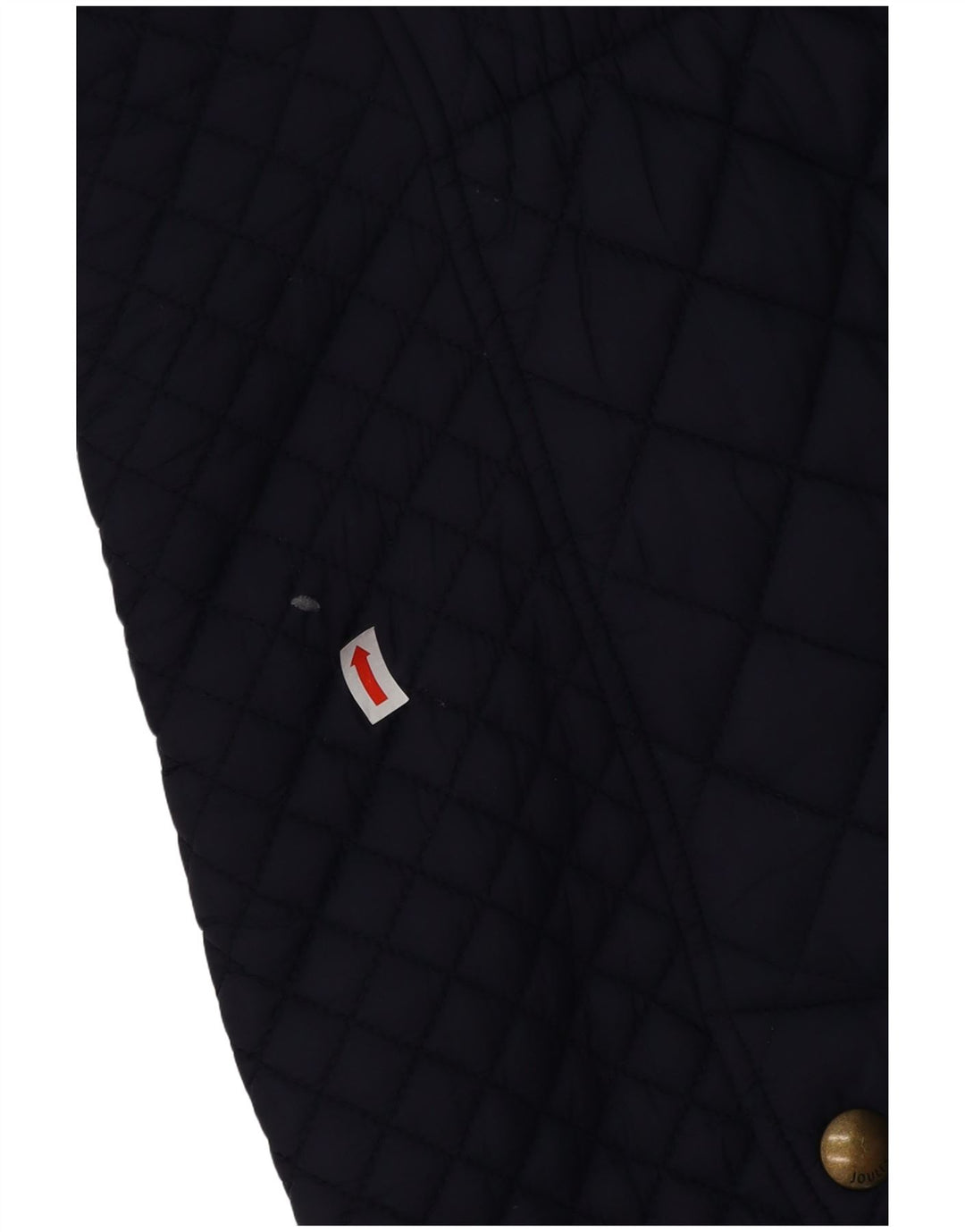 JOULES Womens Quilted Jacket UK 10 Small Navy Blue Polyamide