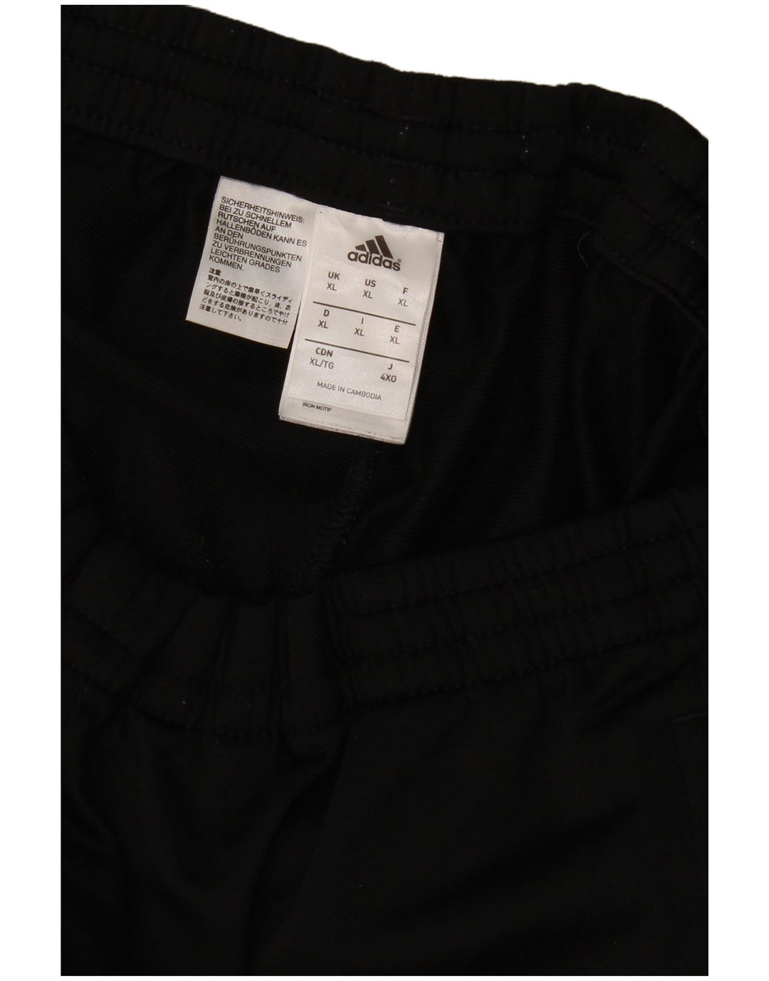 Adidas Męskie spodnie dresowe Joggers XL Czarny poliester