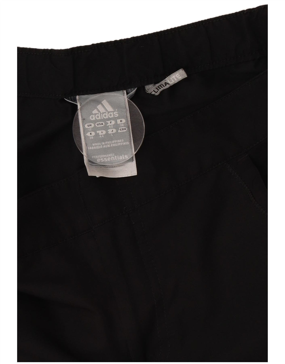 Damskie spodenki sportowe Adidas Climalite UK 12, średni czarny poliester