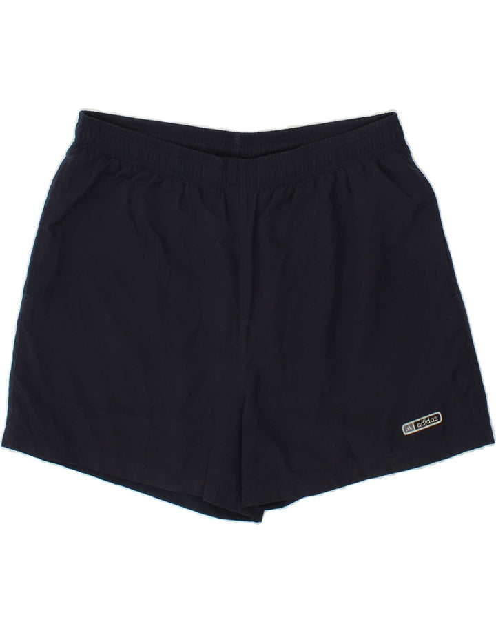 ADIDAS Mens Sport Shorts XL Navy Blue Polyester Vintage Adidas and Second-Hand Adidas from Messina Hembry 