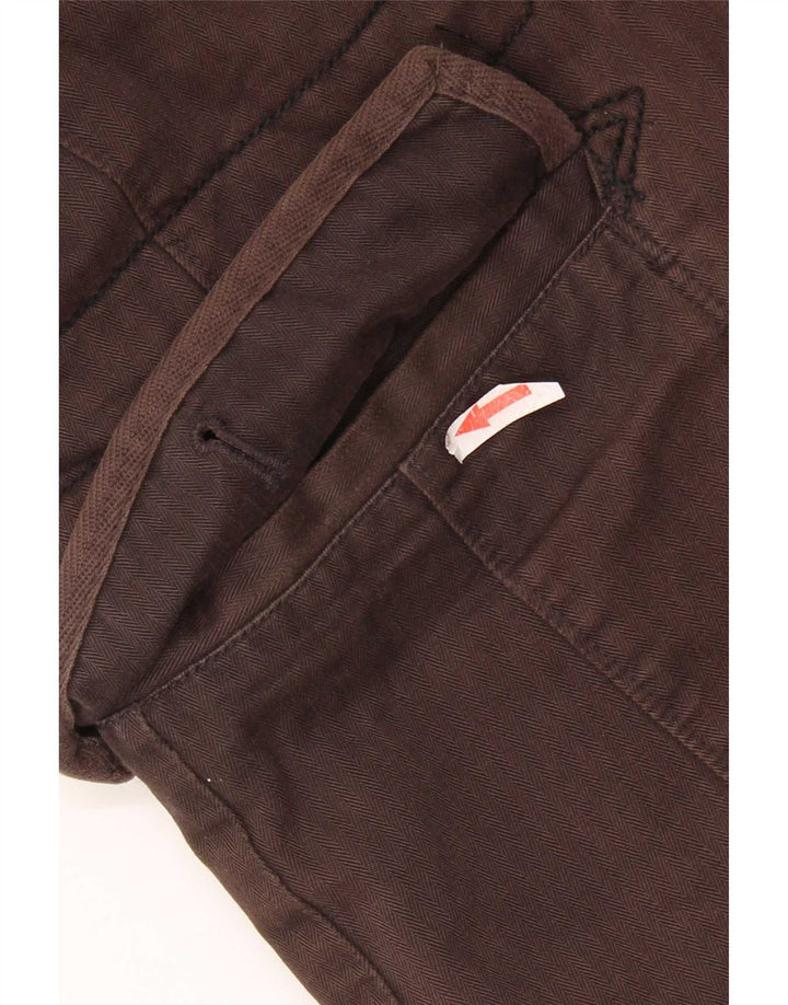 Damska kurtka wiatrówka Levi's UK 10 Small Brown w jodełkę