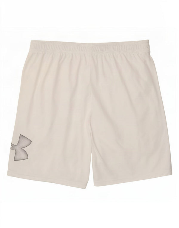 Męskie spodenki sportowe Under Armour Heat Gear Graphic XL w kolorze białym