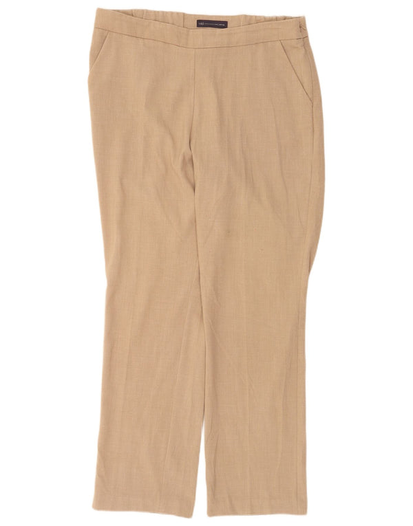 Marks & Spencer Damskie spodnie typu slim casual UK 14 Large W34 L30 Beżowe