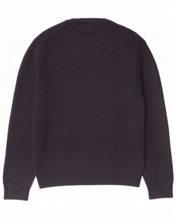 Marks & Spencer Męski sweter z okrągłym dekoltem XL, granatowy, nakrapiany