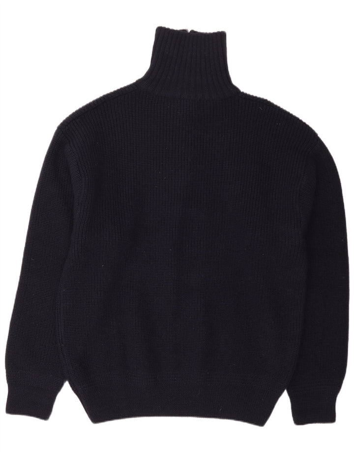 Męski sweter z zamkiem błyskawicznym Rhode Island 2XL Granatowa wełna