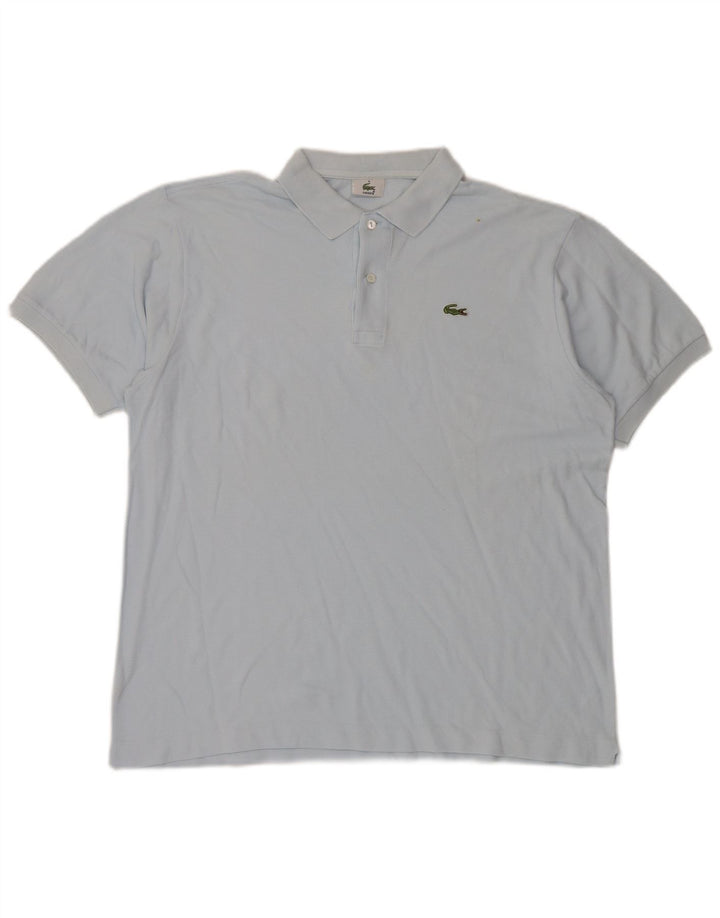 Męska koszulka polo Lacoste, rozmiar 6, XL, niebieska, bawełniana