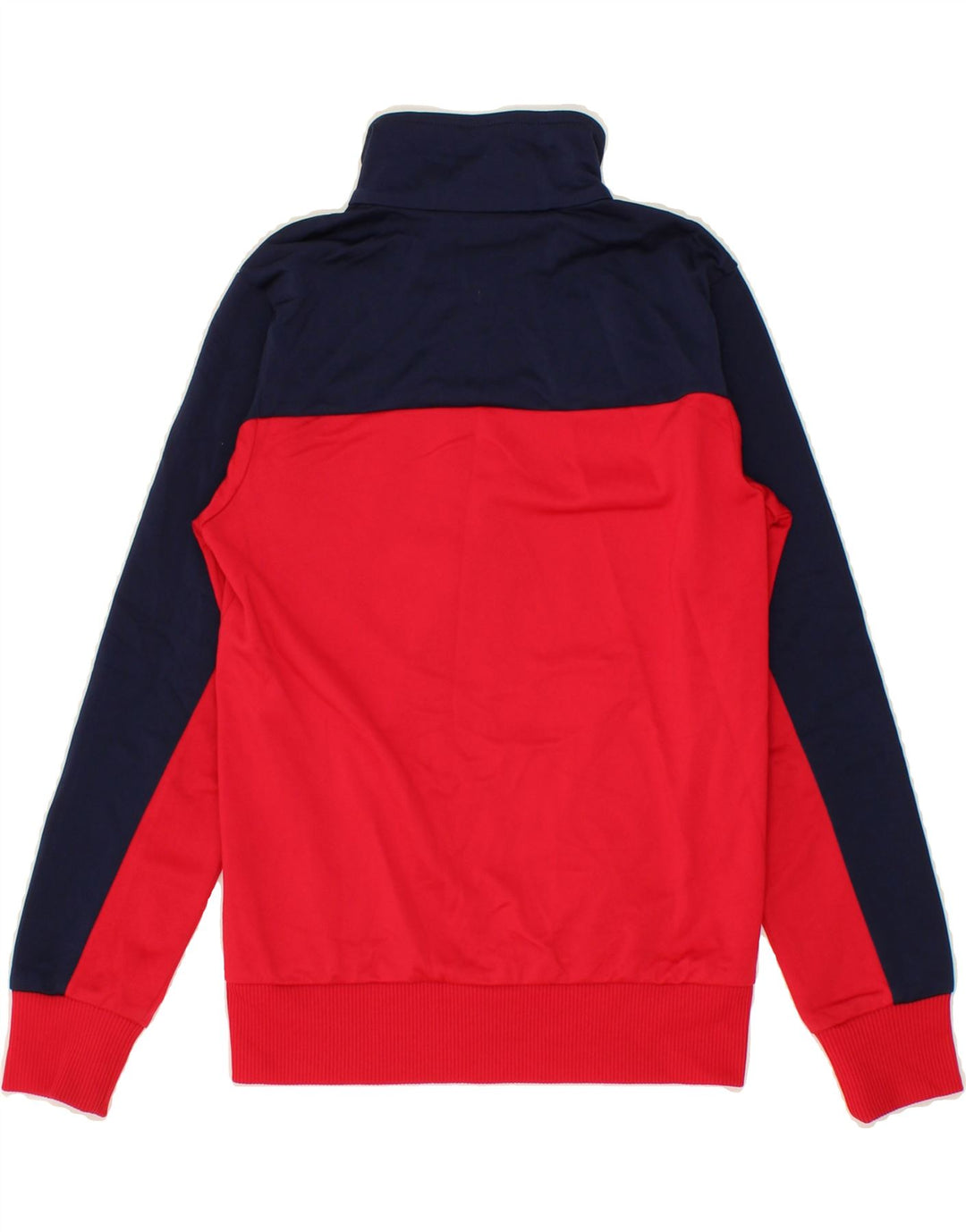 PUMA Boys Tracksuit Top Jacket 9-10 Years Medium Red Colourblock Polyester Vintage Puma and Second-Hand Puma from Messina Hembry 