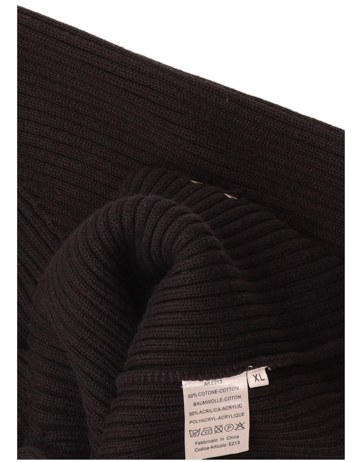 Męski sweter rozpinany ELLESSE XL, czarny, bawełniany