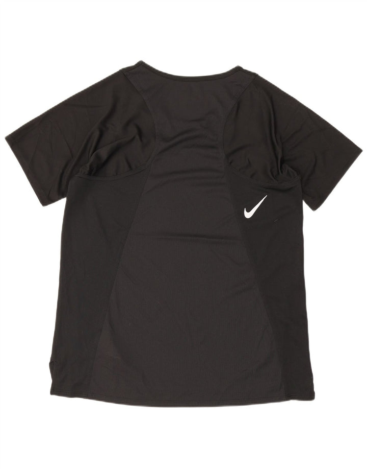 Damska koszulka Nike Dri Fit Top UK 10, mała, czarna, poliester