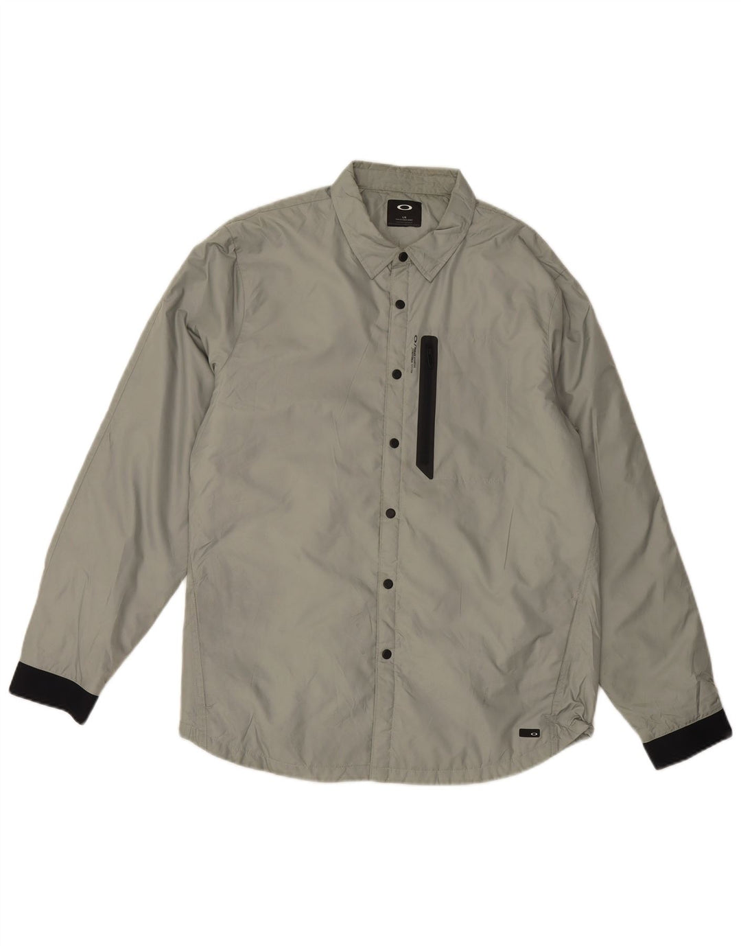Męska kurtka bomberka Oakley Slim Fit UK 40, duża, szary poliester