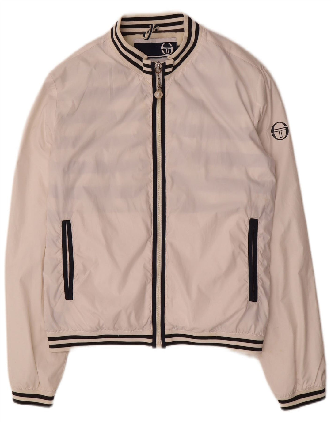 Damska kurtka dresowa Sergio Tacchini US 12 w duże białe paski