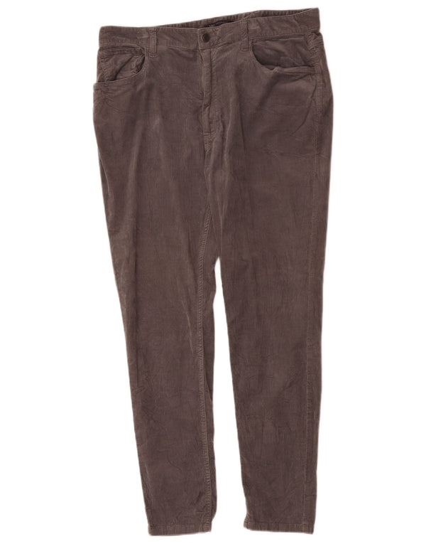 Spodnie sztruksowe Marks & Spencer Skinny UK 16 Large W32 L28 Szare