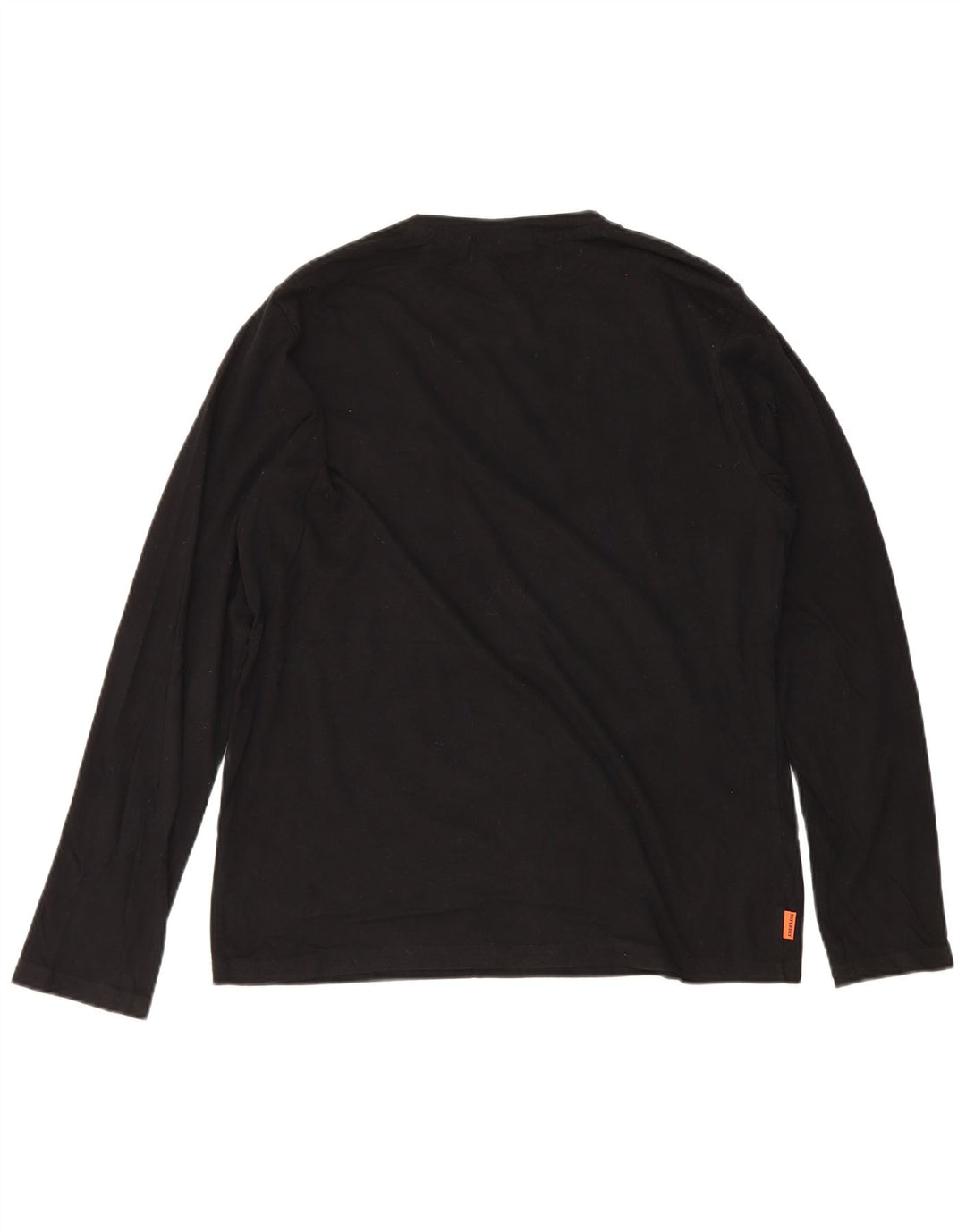 Męski top Superdry z długim rękawem 2XL, czarny, bawełniany