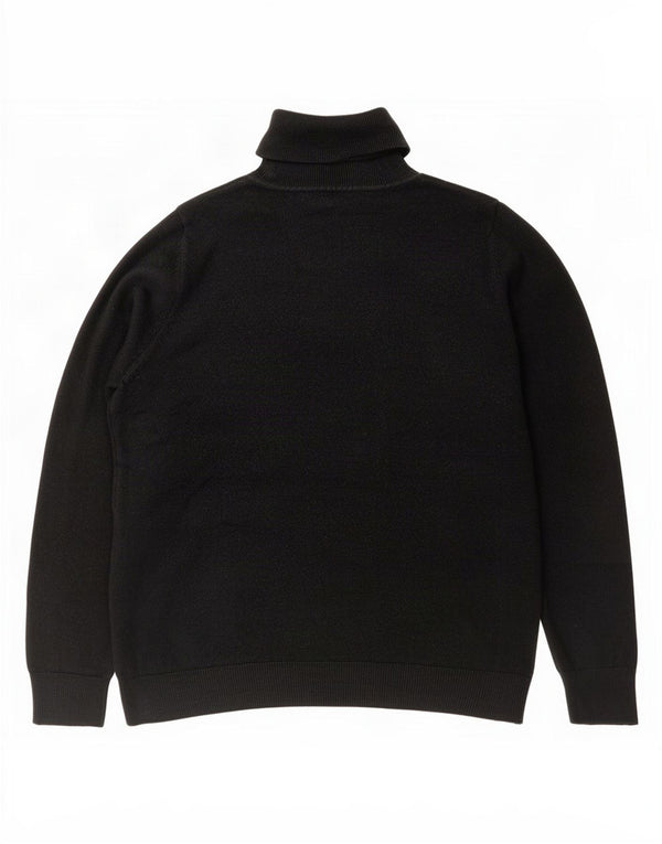 Marks & Spencer Damski sweter z golfem UK 16, duży, szary, akrylowy