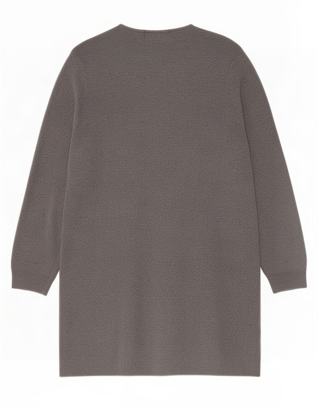 Marks & Spencer Damski sweter rozpinany o długim kroju, UK 12, średni szary