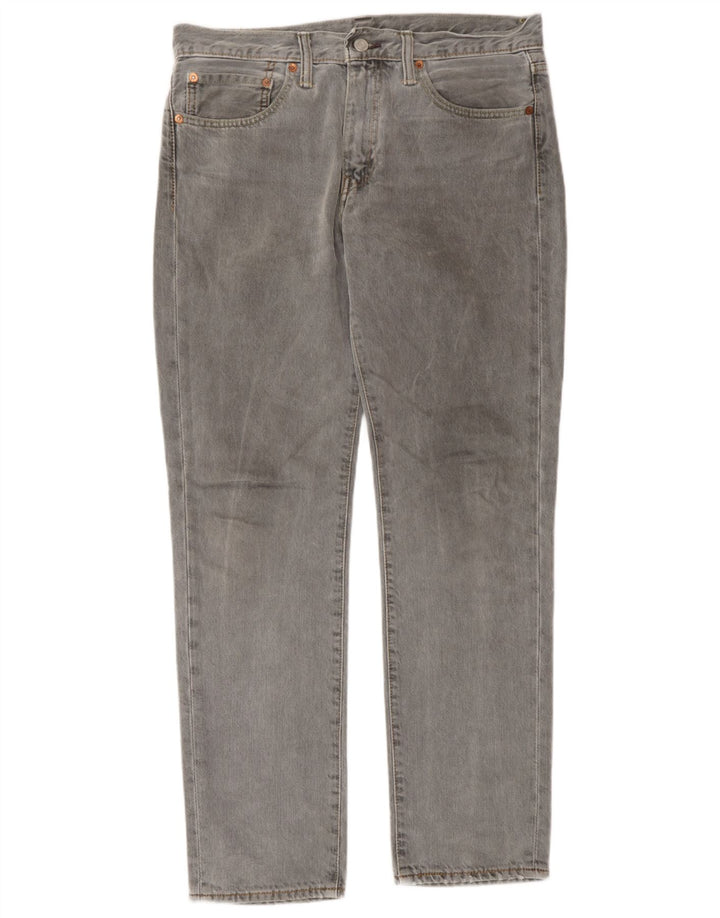 Męskie jeansy Levi's 511 Slim Tapered W32 L30 Szara bawełna