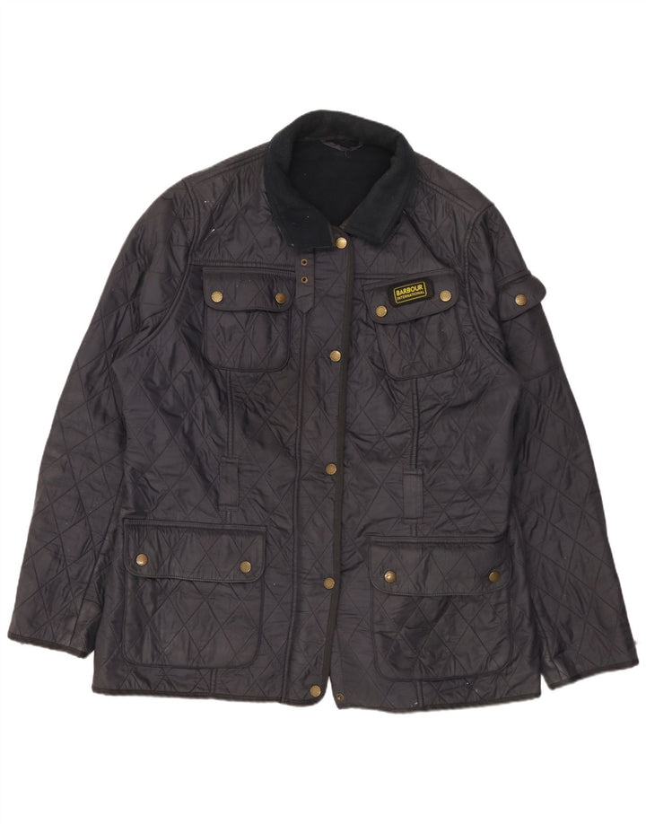 Kurtka damska pikowana Barbour UK 20 2XL granatowa