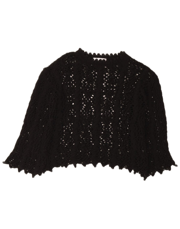 Damska szydełkowa bluzka Zara Top UK 10 Small Black