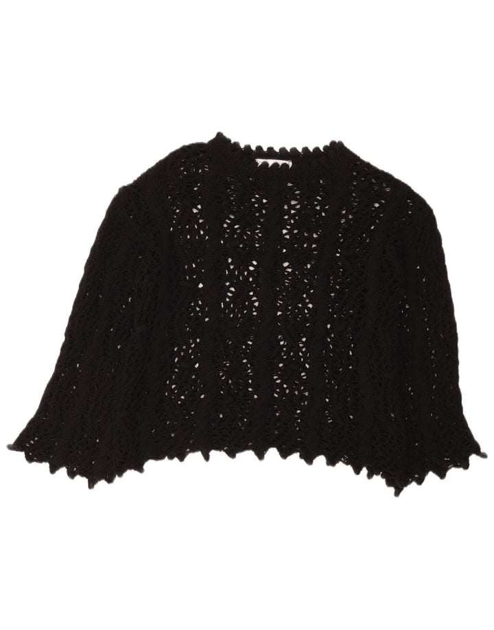 Damska szydełkowa bluzka Zara Top UK 10 Small Black