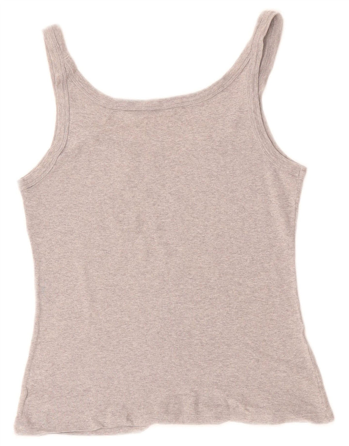 Damska kamizelka BENETTON Crop Graphic UK 8 Small Grey