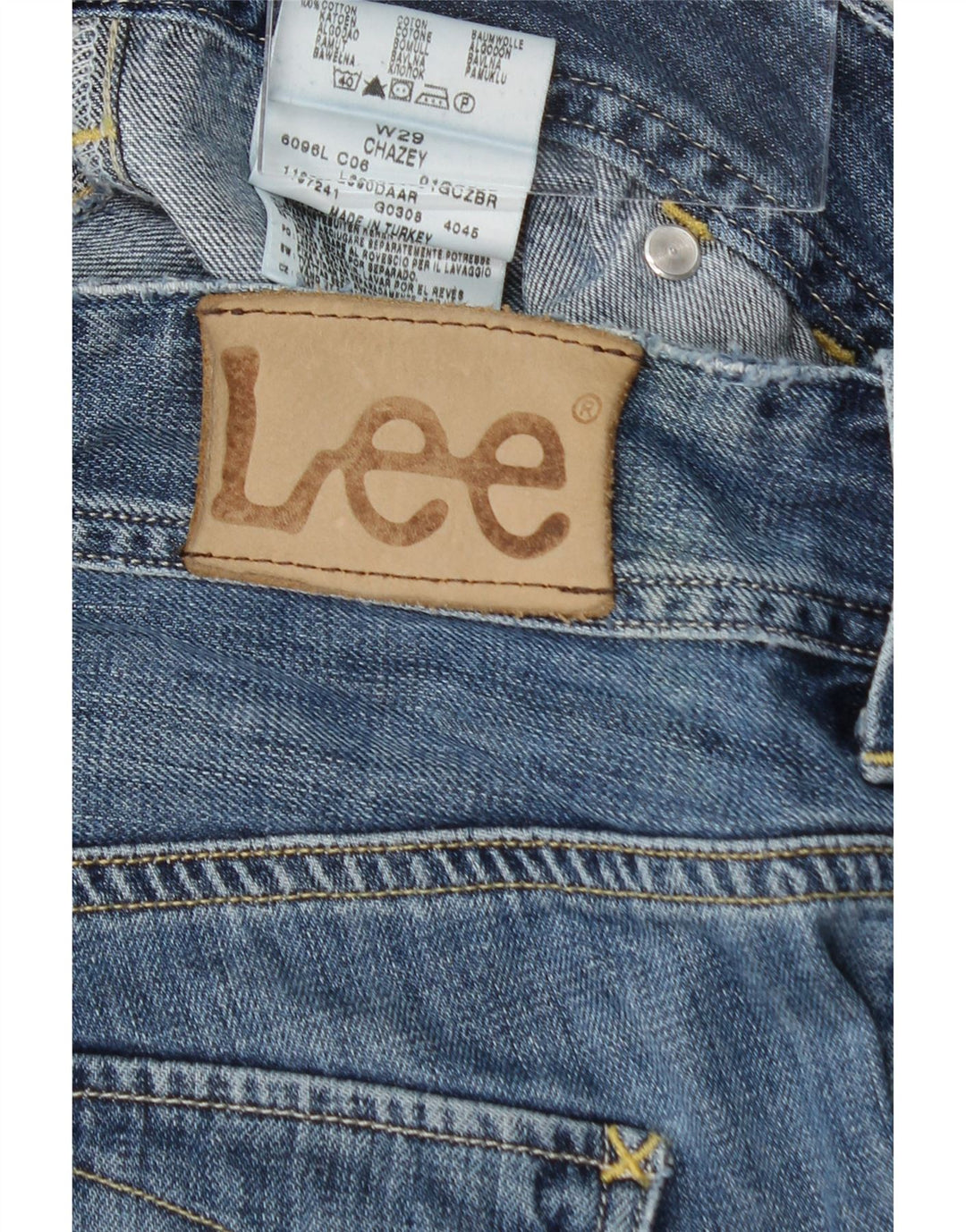 LEE Womens Bermuda Denim Shorts W29 Medium  Blue Cotton Vintage Lee and Second-Hand Lee from Messina Hembry 