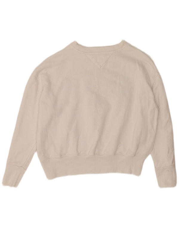 Damska bluza z grafiką o luźnym kroju Tommy Hilfiger UK 10 Small White