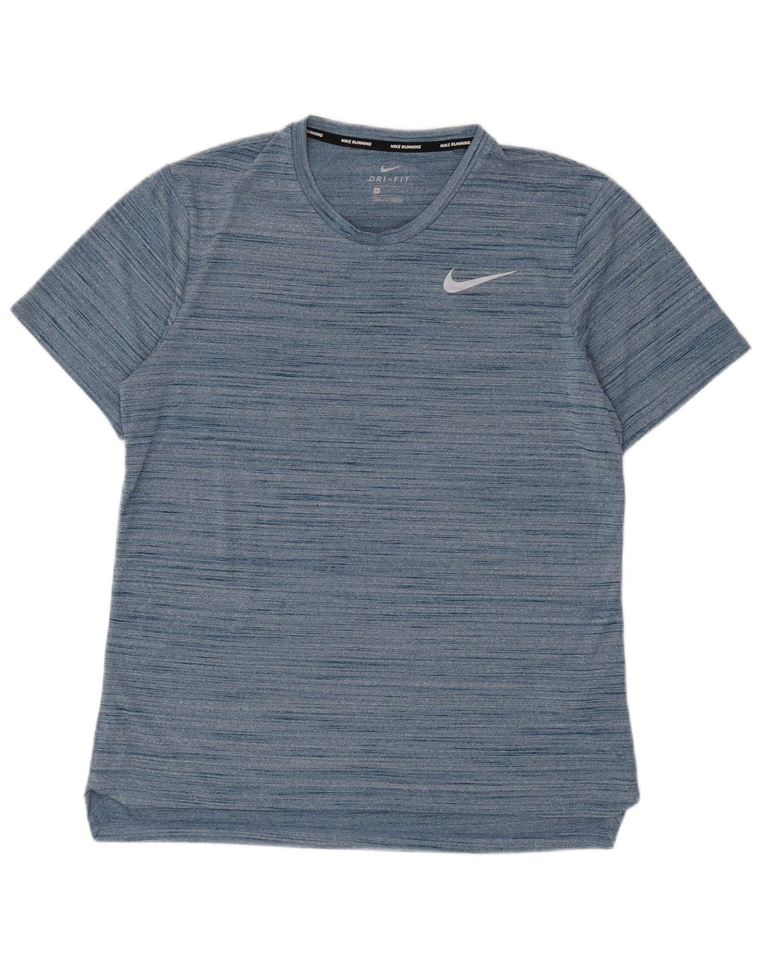 Męski T-shirt Nike Dri Fit, duży, niebieski, nakrapiany poliester