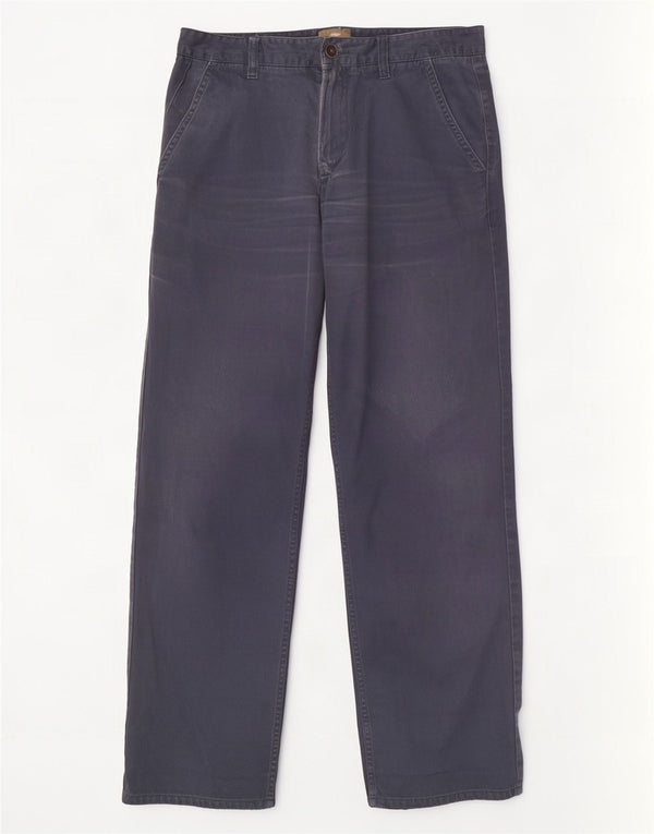 Męskie proste spodnie Chino Timberland W34 L31 Granatowa bawełna