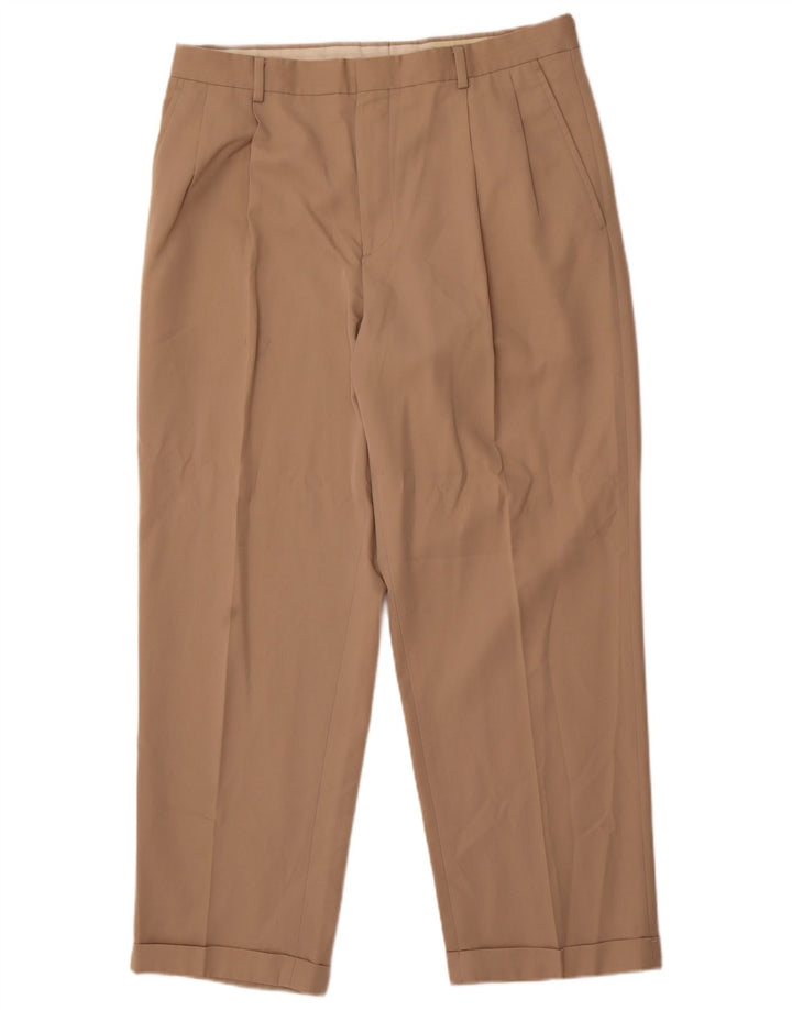 Męskie spodnie Chino Eddie Bauer W36 L30 Beżowy poliester