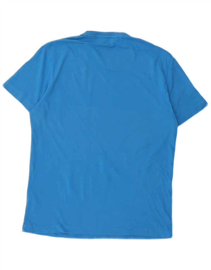 T-shirt męski Penguin, duży, niebieski, bawełniany