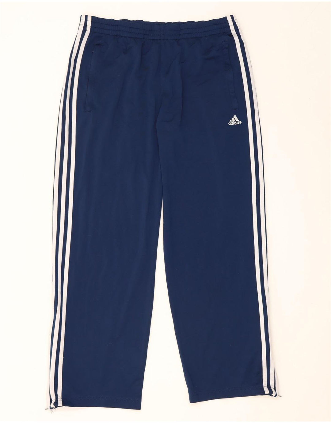 Męskie spodnie dresowe Adidas UK 38/40 Średni granatowy poliester