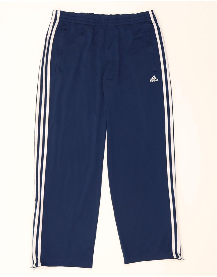 Męskie spodnie dresowe Adidas UK 38/40 Średni granatowy poliester