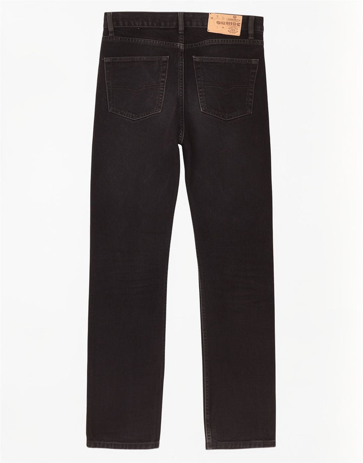 Diesel Męskie Zathan Straight Jeans W29 L32 Czarna bawełna