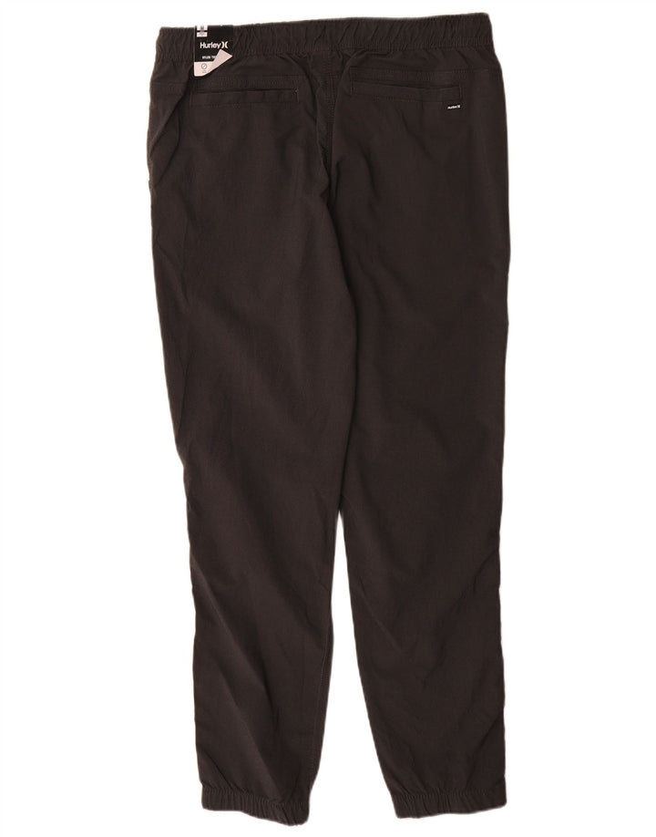 Damskie spodnie chino typu joggers Hurley Medium W32 L30 Szary nylon