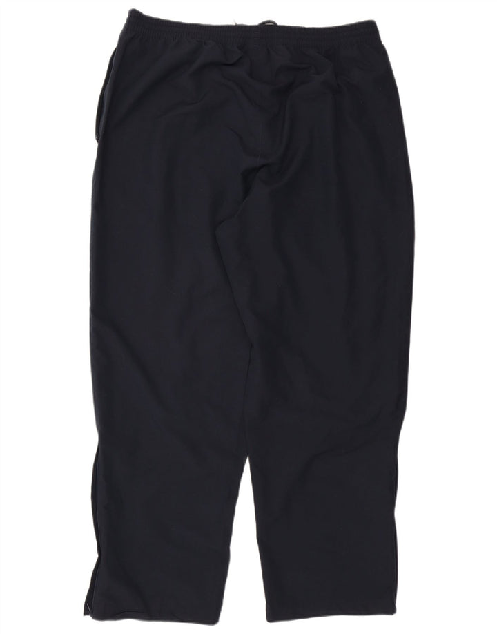 Męskie spodnie dresowe Adidas 2XL granatowe, poliestrowe