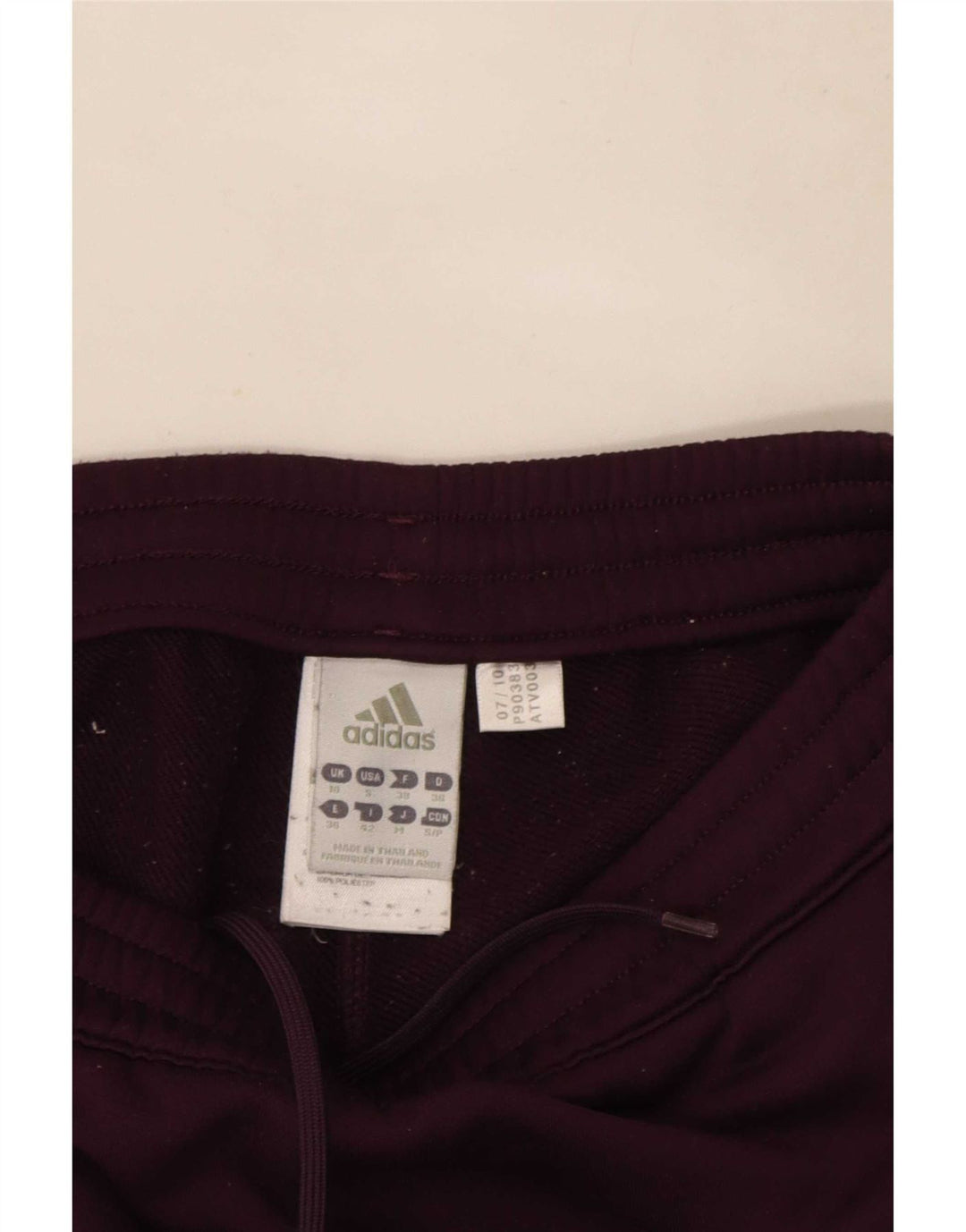 Damskie spodnie dresowe Adidas UK 10 Mały fioletowy poliester