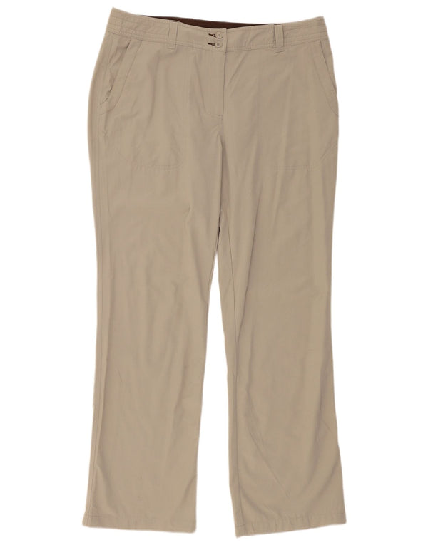 Damskie proste spodnie Rohan UK 16 Large W38 L32 Beżowy poliamid