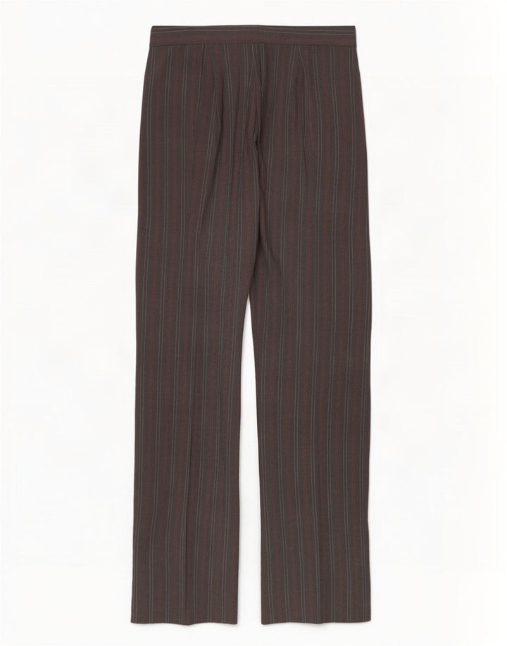 Damskie spodnie garniturowe Benetton IT 44 Medium W32 L35 Szare prążki
